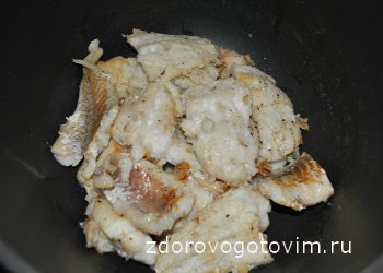 Рыба под маринадом с плавленным сыром